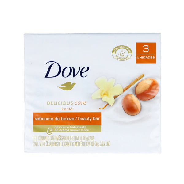 JABON DOVE 90G 3U KARITE VAINILLA